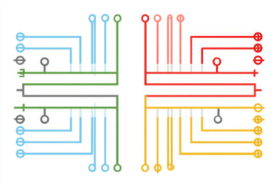 Parallel and series circuit showing connections are on display