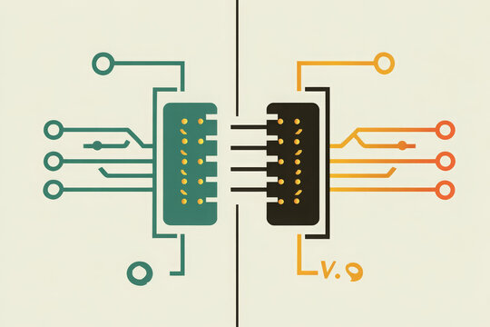 Circuit comparison displayed with parallel and series connections show difference