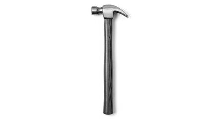 Claw hammer tool isolated on white background