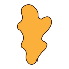 ginger silhouette icon design template