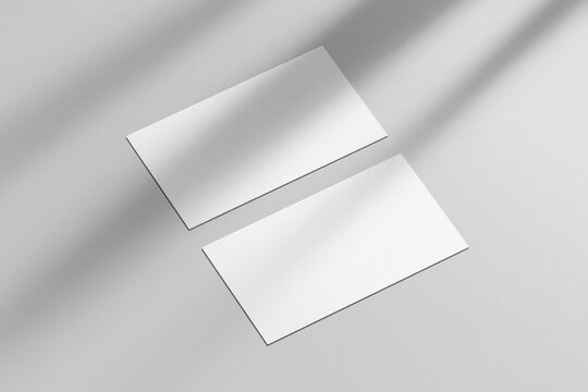 Landscape Business Card Mockup 3D Rendering