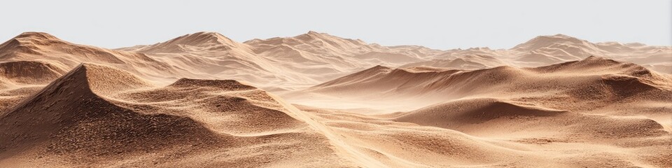 Fototapeta premium Vast desert landscape