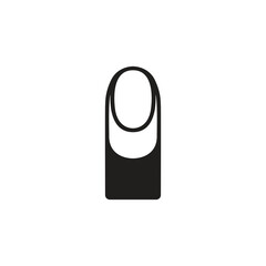 Nail icon silhouette vector design