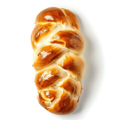 Golden Braided Bread with Shiny Glaze