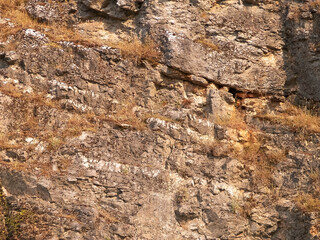 Stone rocks as nature background.