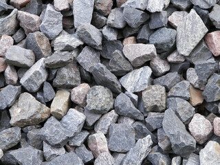 Close up of small stones as nature background.