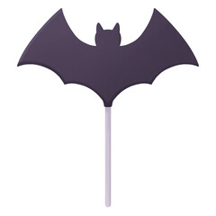 Halloween bat candy lollipop
