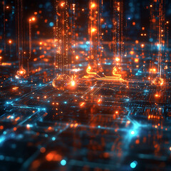 Lumino Visualization Floating Quantum Computing Featuring Donzb