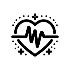 Heartbeat line for health & fitness