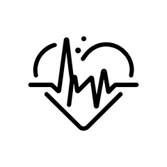 Heartbeat line for health & fitness