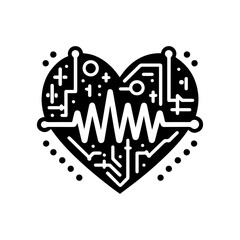 Heartbeat line for health & fitness
