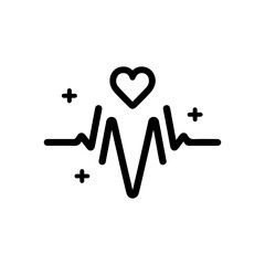 Heartbeat line for health & fitness