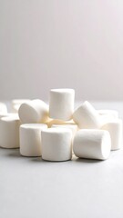 Fluffy white marshmallows
