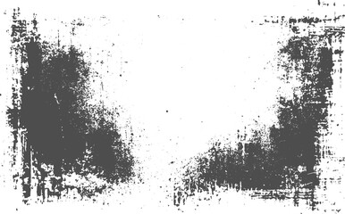 Rough black and white texture vector. Distressed overlay texture. Grunge Distress Texture, Vector Illustration. Black isolated on white background