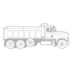 Dump Truck icon shadow