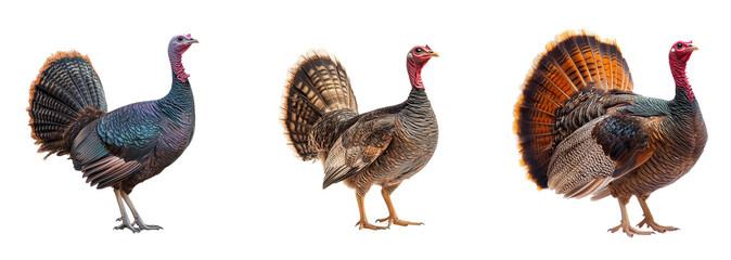 Set Isolated on Transparent Background. PNG