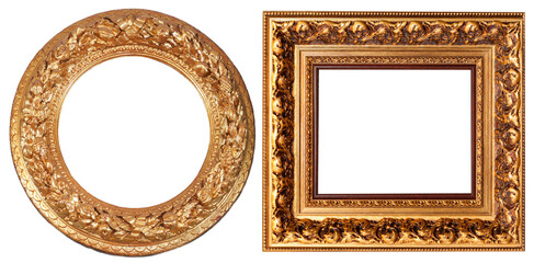 set of isolated picture frames gallery