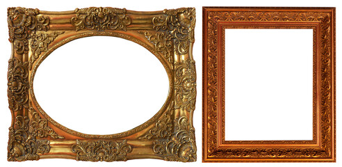 set of isolated picture frames gallery