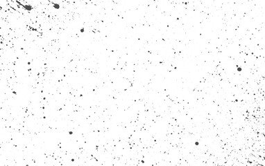 Monochrome Irregular Grunge Texture Background with Abstract Distressed Overlay Isolated on White