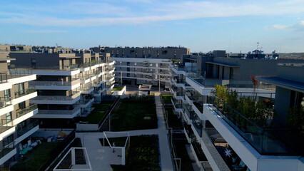 Modern residential complex mortgage new infrastructure