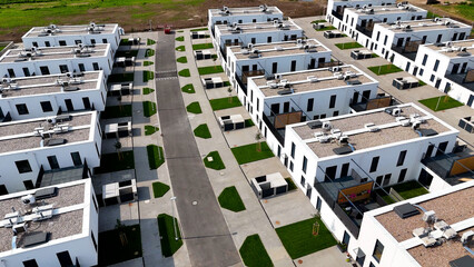 townhouse house new district modern architecture Wroclaw Poland
