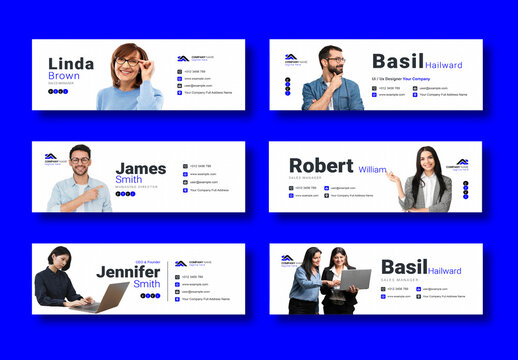 Email Signature Template Layout