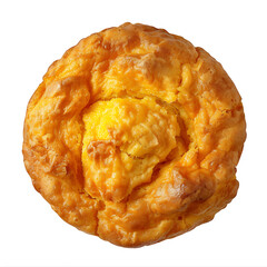 Golden Swirled Pastry with Flaky Texture