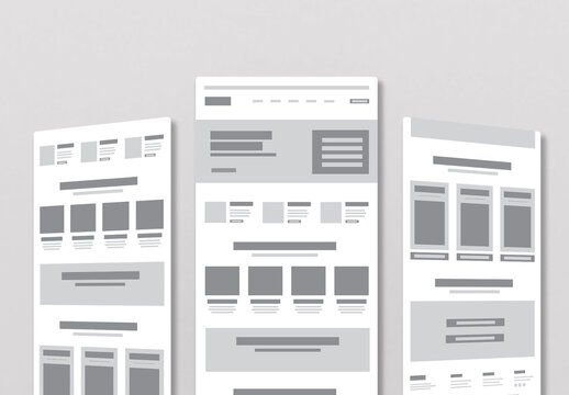 Wireframe  Layout Tempalte