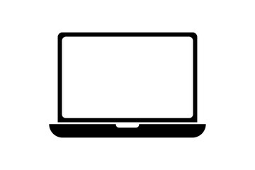 Laptop Vector Illustration for Technology, Work, and Digital Communication Concepts