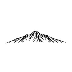 mountain landscape vector illustration 