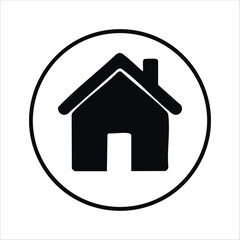 Obraz premium Basic and simple house design icon.