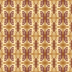 Elegant Vintage Pattern in Warm Earth Tones