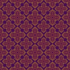 Elegant Vintage Texture in Purple and Gold Tones