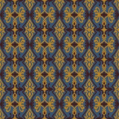 Elegant Vintage Geometric Pattern with Warm Hues