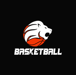 Roaring Lion Basketball Mascot Logo Vector