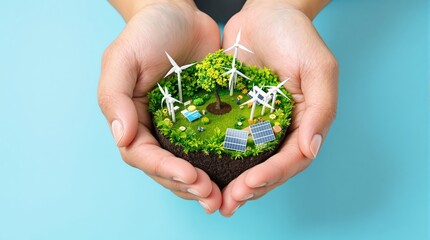 Sustainable World in Your Hands Renewable Energy and Environmental Responsibility