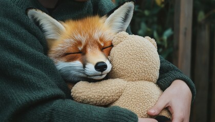 Kids embracing technology with mini fox creature in a cozy home environment after game loss
