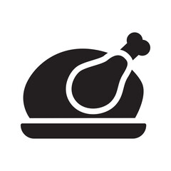 roasted chicken icon 