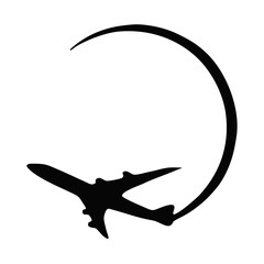 vector illustration of airplane