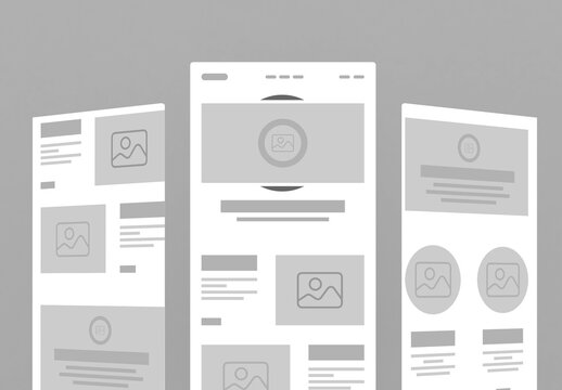 Wireframe Landing Page Layout