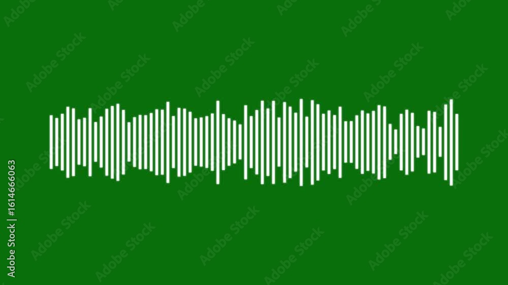 Poster sound waves, white line audio wave, sound wave animation, podcast sound waves, spectrum sound with w