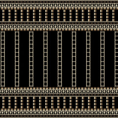 vertical stripe pattern with traditional motifs and soft pastel detailing – elegant ethnic textile design for fashion prints, dresses, and decorative fabrics