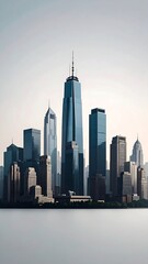 Fototapeta premium City skyline with modern buildings