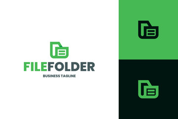 file folder logo vector