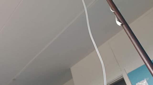 IV drip treatment stock video series, 
intravenous treatment and catheter