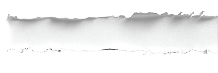 Torn white rectangle graphic