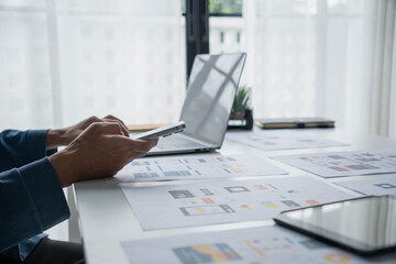 Man Designing UX UI and Programming in Tech Environment