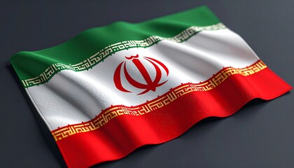 Iran’s Flag Woven with Faith Revolution and Scripted Heritage in Tricolor Harmony