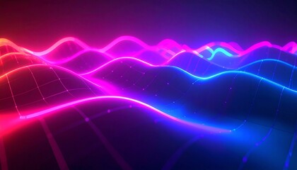 Quantum Data Flow, Tech Background. Future technology digital abstract background concept. 3d rendering