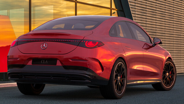 New all-electric Mercedes CLA with EQ technology